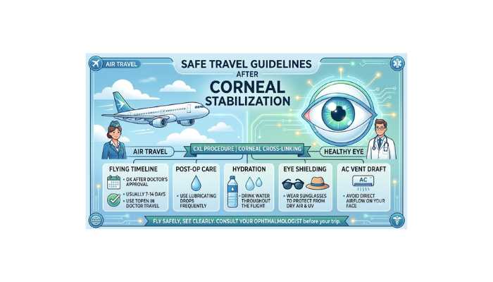 Safe Travel Guidelines after Corneal Stabilization